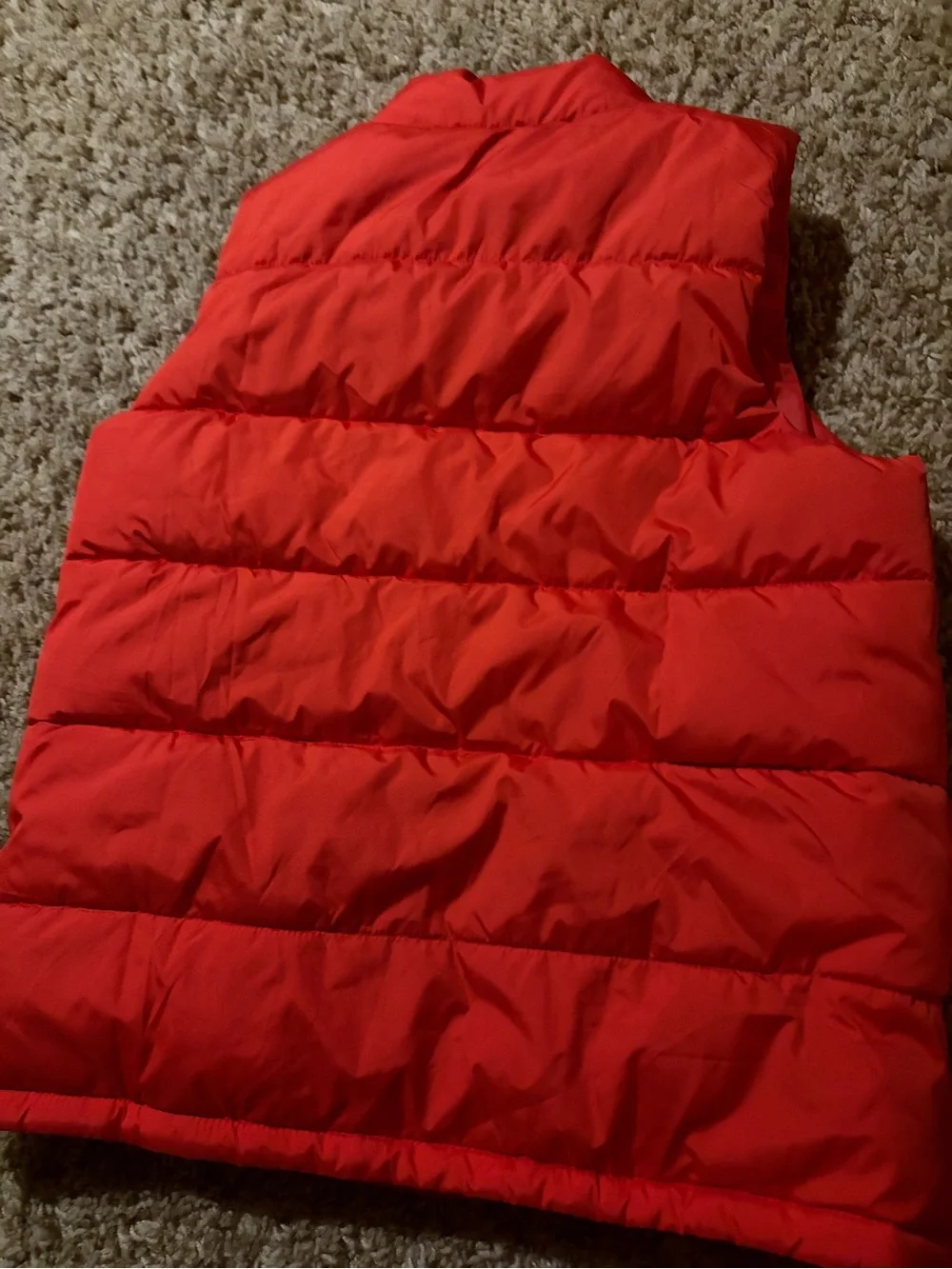 GAP Bright Red Quilted Puffer Vest for Kids